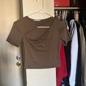 brown top